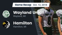 Recap: Wayland Union  vs. Hamilton  2018