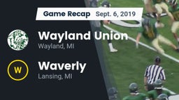 Recap: Wayland Union  vs. Waverly  2019