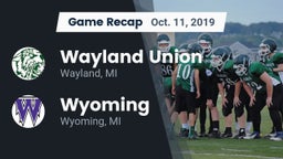 Recap: Wayland Union  vs. Wyoming  2019