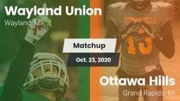 Matchup: Wayland vs. Ottawa Hills  2020