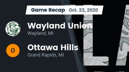 Recap: Wayland Union  vs. Ottawa Hills  2020