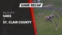 Recap: Saks  vs. St. Clair County  2015