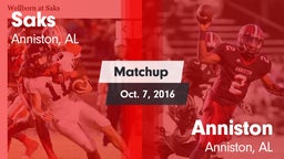 Matchup: Saks vs. Anniston  2016