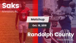 Matchup: Saks vs. Randolph County  2018