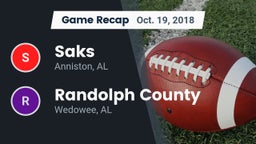 Recap: Saks  vs. Randolph County  2018