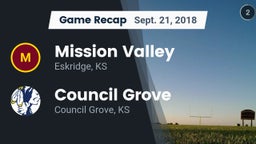 Recap: Mission Valley  vs. Council Grove  2018