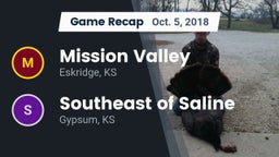 Recap: Mission Valley  vs. Southeast of Saline  2018