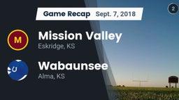 Recap: Mission Valley  vs. Wabaunsee  2018