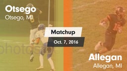 Matchup: Otsego vs. Allegan  2016