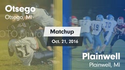 Matchup: Otsego vs. Plainwell  2016