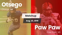 Matchup: Otsego vs. Paw Paw  2018