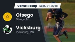 Recap: Otsego  vs. Vicksburg  2018