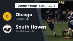 Recap: Otsego  vs. South Haven  2018