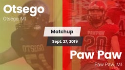 Matchup: Otsego vs. Paw Paw  2019