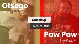 Matchup: Otsego vs. Paw Paw  2020