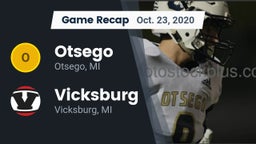 Recap: Otsego  vs. Vicksburg  2020