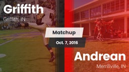 Matchup: Griffith vs. Andrean  2016