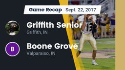 Recap: Griffith Senior  vs. Boone Grove  2017