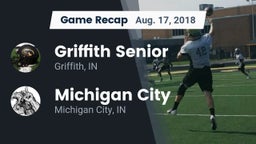 Recap: Griffith Senior  vs. Michigan City  2018