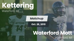 Matchup: Kettering vs. Waterford Mott 2019