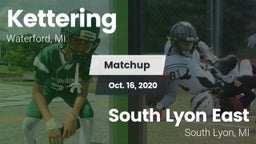 Matchup: Kettering vs. South Lyon East  2020