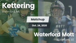 Matchup: Kettering vs. Waterford Mott 2020