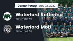 Recap: Waterford Kettering  vs. Waterford Mott 2022