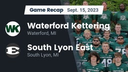 Recap: Waterford Kettering  vs. South Lyon East  2023