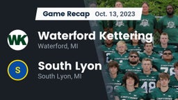 Recap: Waterford Kettering  vs. South Lyon  2023
