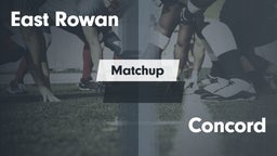 Matchup: East Rowan vs. Concord  2016