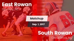 Matchup: East Rowan vs. South Rowan  2017