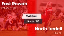 Matchup: East Rowan vs. North Iredell  2017