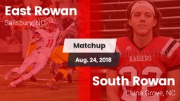 Matchup: East Rowan vs. South Rowan  2018