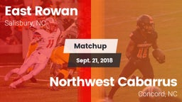 Matchup: East Rowan vs. Northwest Cabarrus  2018