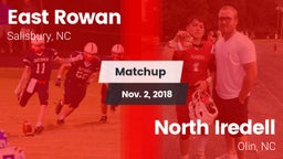 Matchup: East Rowan vs. North Iredell  2018