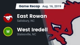 Recap: East Rowan  vs. West Iredell  2019
