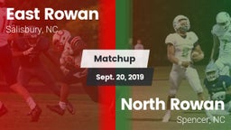 Matchup: East Rowan vs. North Rowan  2019