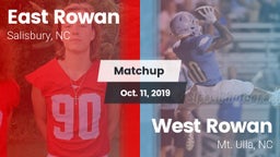 Matchup: East Rowan vs. West Rowan  2019