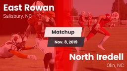 Matchup: East Rowan vs. North Iredell  2019