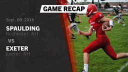 Recap: Spaulding  vs. Exeter  2016