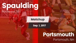 Matchup: Spaulding vs. Portsmouth  2017