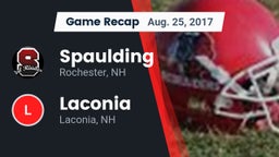 Recap: Spaulding  vs. Laconia  2017