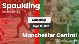 Matchup: Spaulding vs. Manchester Central  2017