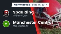 Recap: Spaulding  vs. Manchester Central  2017