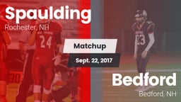 Matchup: Spaulding vs. Bedford  2017