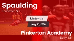 Matchup: Spaulding vs. Pinkerton Academy 2018