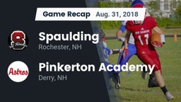 Recap: Spaulding  vs. Pinkerton Academy 2018