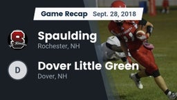 Recap: Spaulding  vs. Dover Little Green 2018