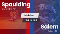 Matchup: Spaulding vs. Salem  2018