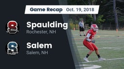 Recap: Spaulding  vs. Salem  2018